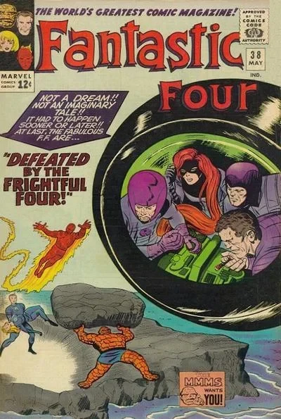 Cover of Defeated by the Frightful Four