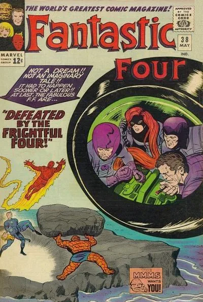 Cover of Defeated by the Frightful Four