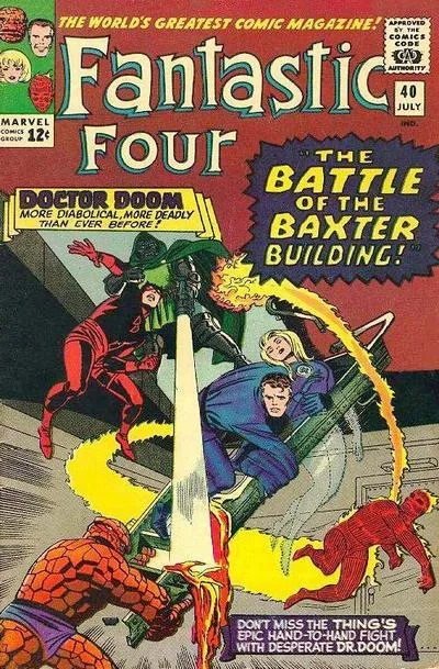 Cover of The Battle of the Baxter Building!