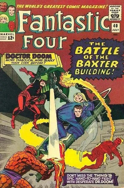 Cover of The Battle of the Baxter Building!