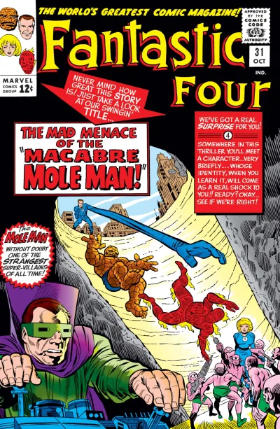 Cover of The Mad Menace of the Macabre Mole-Man