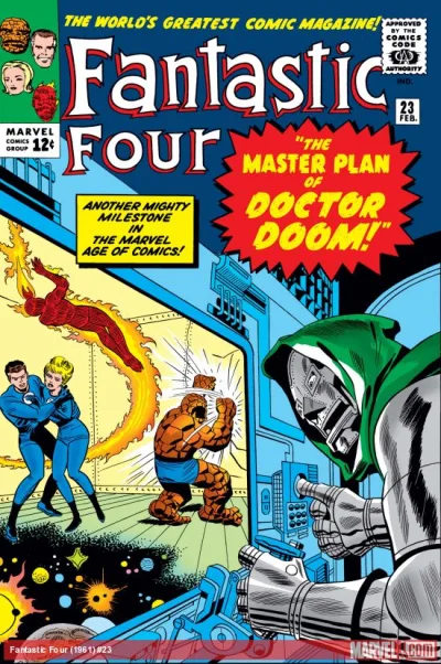 Cover of The Master Plan Of Doctor Doom!