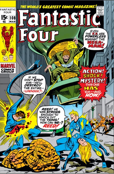 Cover of The Monstrous Mystery of the Nega-Man