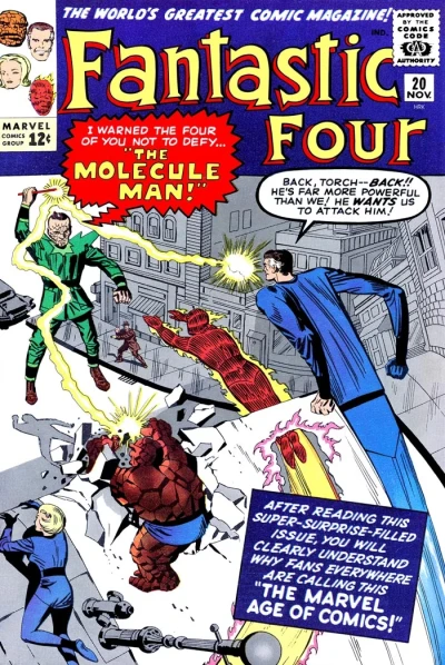 Cover of The Mysterious Molecule Man!
