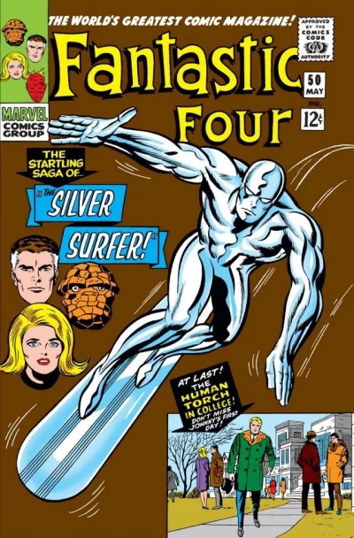 Cover of The Startling Saga of the Silver Surfer