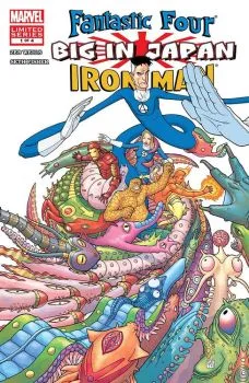 Cover of The Fantastic Four and Iron Man Are Big in Japan!