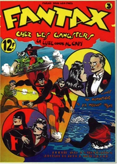 Cover of La Lutte contre Al Capy (The Battle against Al Capy) Fantax chez les Gangsters (Fantax vs. The Gangsters)