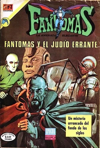 Cover of Fantomas y el Judìo Errante