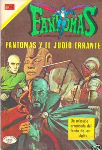 Cover of fantomas y el Judìo Errante