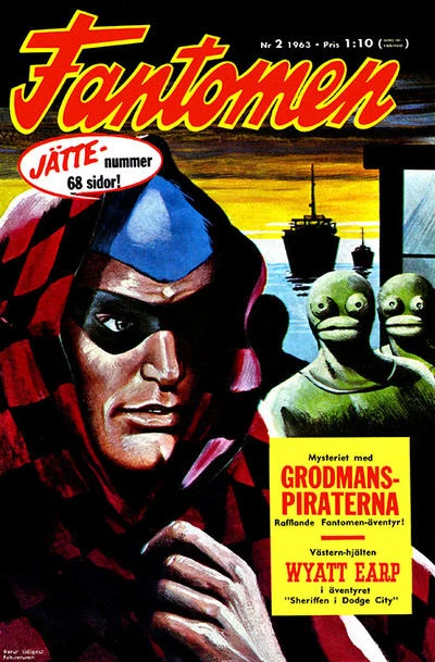 Cover of Mysteriet med grodmanspiraterna (The Toad Men)