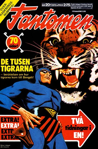 Cover of De tusen tigrarna (The Thousand Tigers)