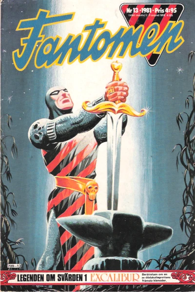 Cover of Legenden om svärden, Del 1: Excalibur (The Legend of the Swords, Part 1: Excalibur)