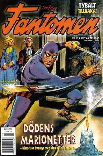 Cover of Dödens marionetter" (Puppets of Death)