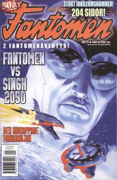 Cover of Fantomen vs Singh 2050