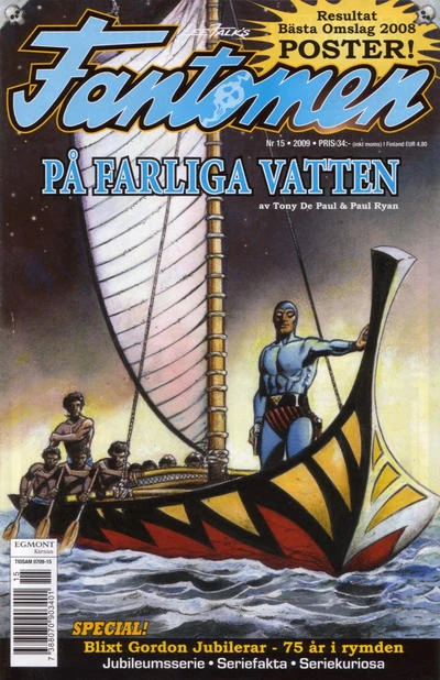 Cover of På farliga vatten (The Voyaging Canoe)
