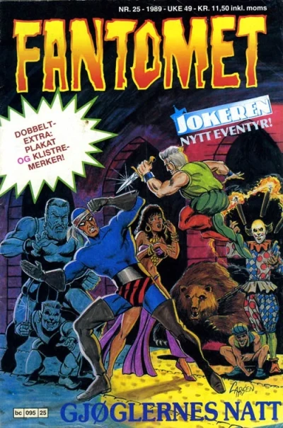Cover of Gjøglernes natt