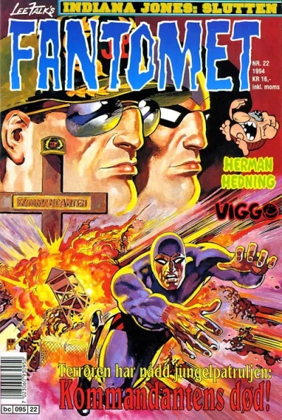 Cover of Kommandantens død!