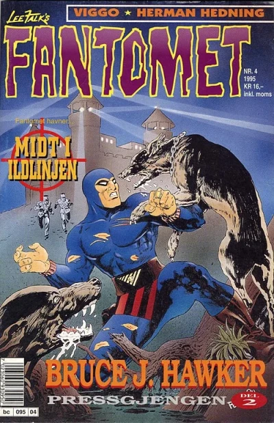 Cover of Midt i ildlinjen