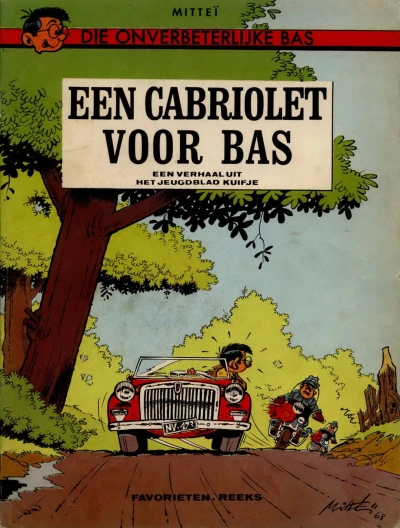 Cover of Die onverbeterlijke Bas: Een cabriolet voor Bas
