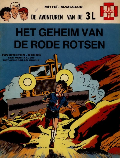 Cover of De avonturen van de 3L: Het geheim van de rode rotsen