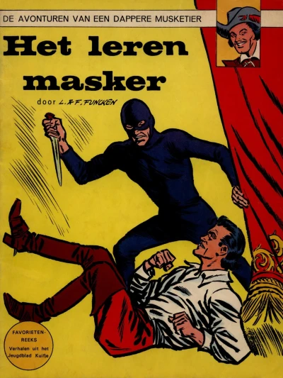 Cover of De avonturen van een dappere musketier: Het leren masker