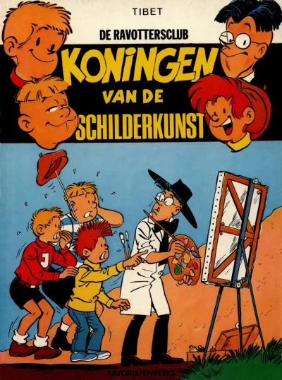 Cover of De Ravottersclub: Koningen van de schilderkunst