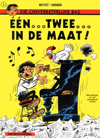 Cover of Die onverbeterlijke Bas: Één... twee... in de maat!