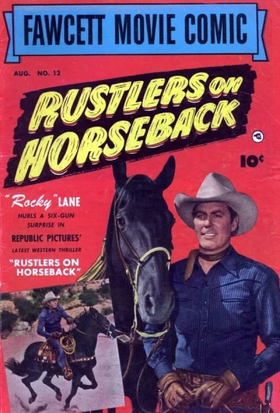 Cover of Rustlers On Horseback!