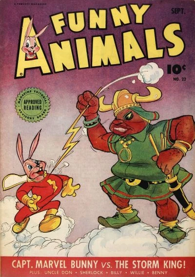 Cover of Capt. Marvel Bunny vs. The Storm King