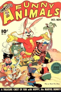 Hoppy the Marvel Bunny Meets Capt. Black Bunny