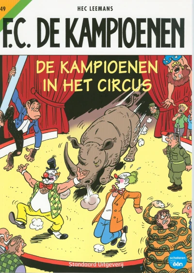 Cover of De Kampioenen in het circus