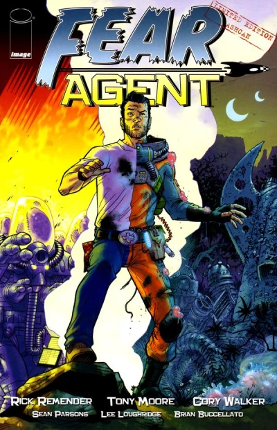 Cover of Fear Agent Limited Edition Ashcan