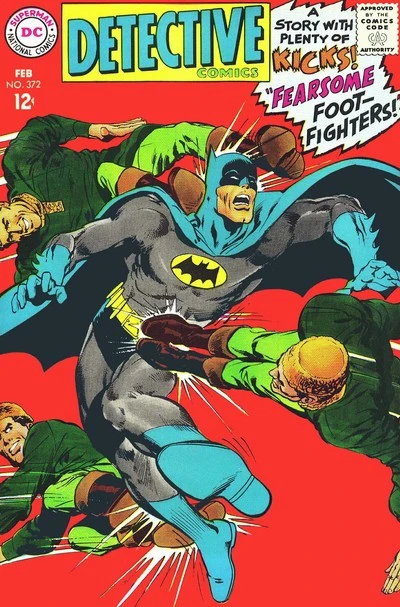 Cover of Fearsome Foot-Fighters ; Elongated Man Throws His Weight Around