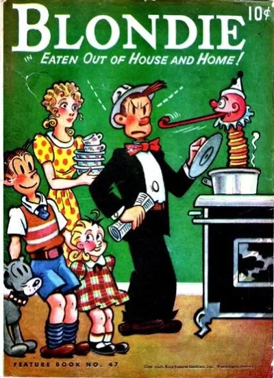 Cover of Blondie in Eaten Out of House and Home!