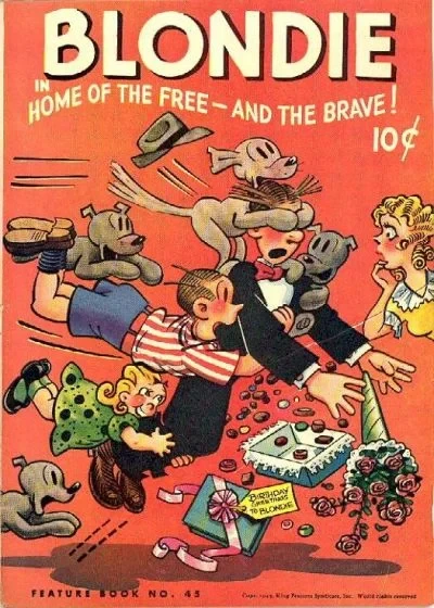 Cover of Blondie in Home of the Free - and the Brave!