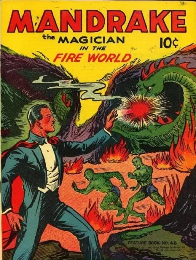 Cover of Mandrake the Magician in The Fire World