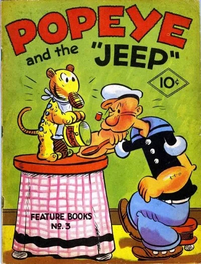 Cover of Popeye and the "Jeep"