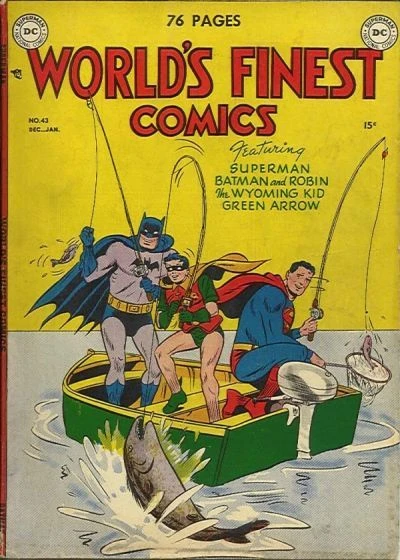 Cover of Featuring Superman, Batman and Robin, The Wyoming Kid, Green Arrow
