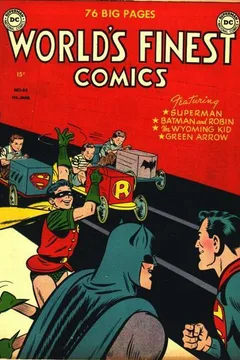 Featuring Superman, Batman and Robin, The Wyoming Kid, Green Arrow