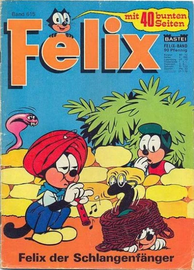 Cover of Felix der Schlangenfanger