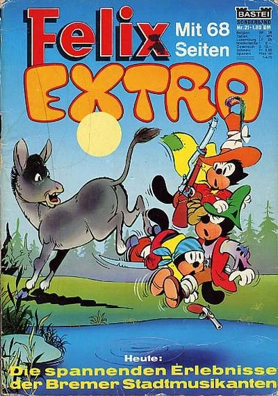 Cover of Die Spannenden Erlebnisse der Bremer Stadtmusikanten