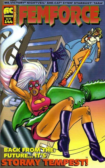 Cover of Back from the future... it's Stormy Tempest! (Gargantarama #7 flip book)