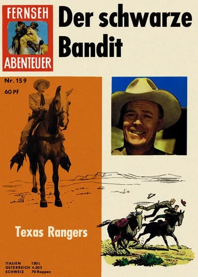 Cover of Der schwarze Bandit : Texas Rangers
