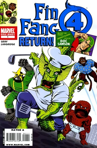 Cover of Shrink Rap; The Bald Truth; Curious Gorgilla And The Man In the Stovepipe Hat; Little Orphan Angry; Jailhouse Crock; How Fin Fang Foom Saved Christmas