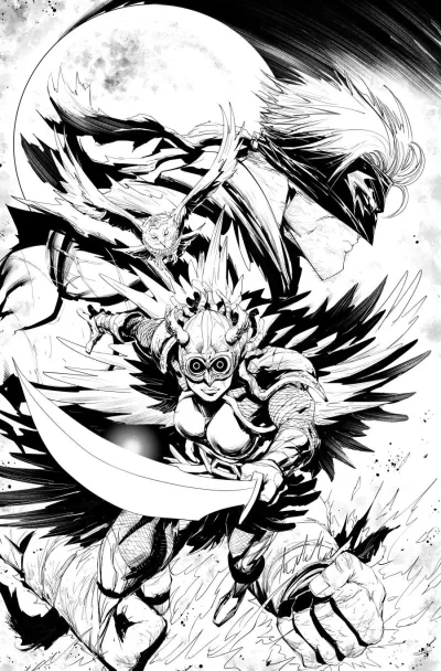 Cover of Cover D 1:25 Tyler Kirkham Black & White Variant