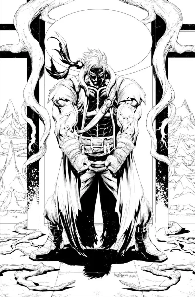 Cover of Cover E 1:50 Tyler Kirkham Black & White Variant