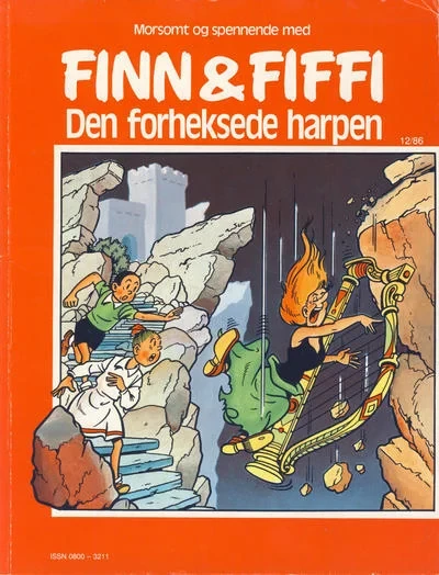 Cover of Den forheksede harpen
