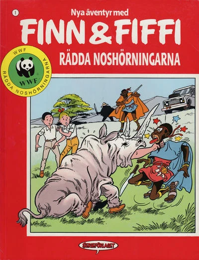 Cover of Rädda noshörningarna