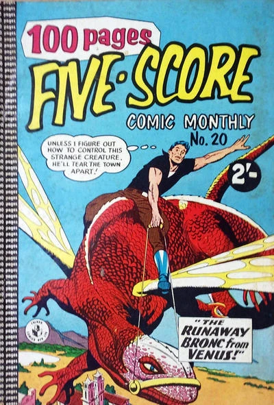 Cover of The Runaway Bronc from Venus!