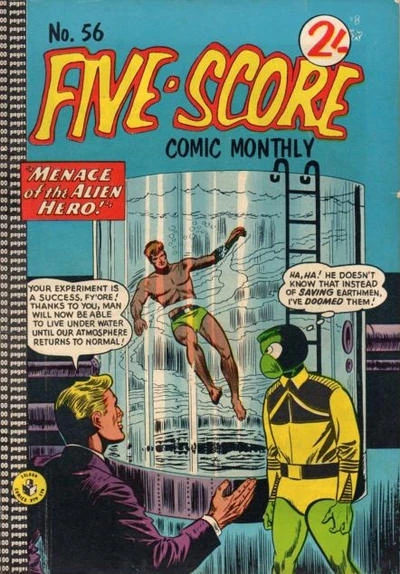 Cover of Menace of the Alien Hero